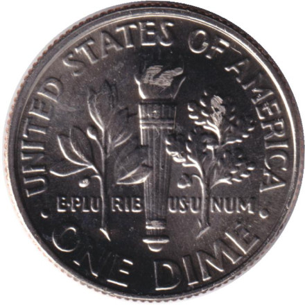 Монета 10 центов. 2023 (P) год, США. Рузвельт.