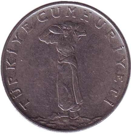 Монета 25 курушей. 1963 год, Турция.