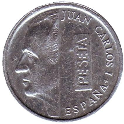 Монета 1 песета. 1994 год, Испания. Монета 1 песета. 1994 год, Испания.