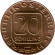 Монета 20 шиллингов. 2001 год, Австрия. 200 лет со дня рождения Иоганна Нестроя.