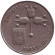 Монета 1 лира. 1968 год, Израиль.