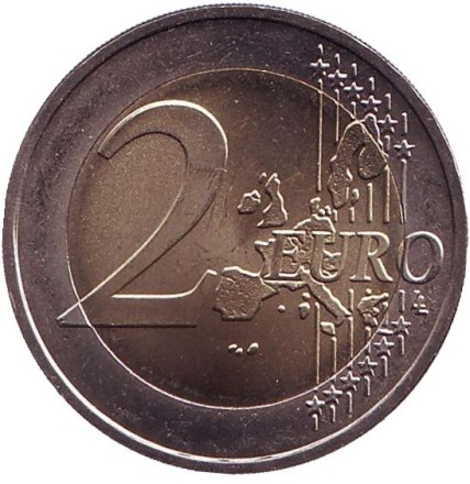 Монета 2 евро. 2006 год, Германия. Федеральные земли Германии - Голштинские ворота в Любеке, Шлезвиг-Гольштейн.