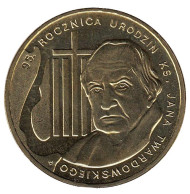 Монета 2 злотых, 2010 год, Польша. 95 лет со дня рождения Яна Твардовского. Монета 2 злотых, 2010 год, Польша. 95 лет со дня рождения Яна Твардовского.