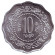 Монета 10 пайсов. 1980 год, Индия. ("♦" - Бомбей). Монета 10 пайсов. 1980 год, Индия. ("♦" - Бомбей).