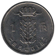 Монета 1 франк. 1957 год, Бельгия. (Belgie) Монета 1 франк. 1957 год, Бельгия. (Belgie)
