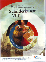 Монета 5 евро в буклете. 2011 год, Нидерланды. Серебро! Нидерланды и искусство живописи. Монета 5 евро в буклете. 2011 год, Нидерланды. Серебро! Нидерланды и искусство живописи.