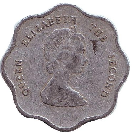 Монета 5 центов. 1984 год, Восточно-Карибские государства. Монета 5 центов. 1984 год, Восточно-Карибские государства.