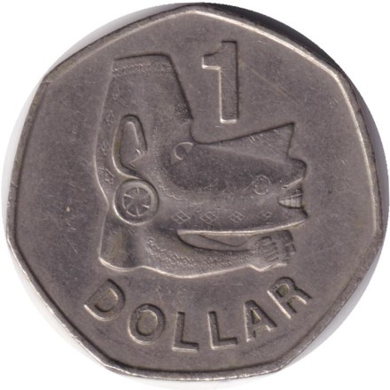 Монета 1 доллар. 1977 год, Соломоновы острова. Морской дух моря Нусу. Монета 1 доллар. 1977 год, Соломоновы острова. Морской дух моря Нусу.