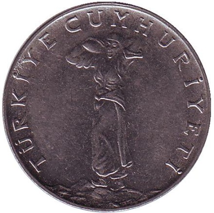 Монета 25 курушей. 1973 год, Турция. Монета 25 курушей. 1973 год, Турция.