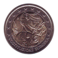 Монета 2 евро, 2005 год, Италия. Годовщина принятия конституции ЕС (Евроконституции). Монета 2 евро, 2005 год, Италия. Годовщина принятия конституции ЕС (Евроконституции).