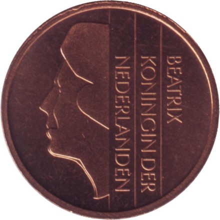 Монета 5 центов. 1993 год, Нидерланды. BU. Монета 5 центов. 1993 год, Нидерланды. BU.