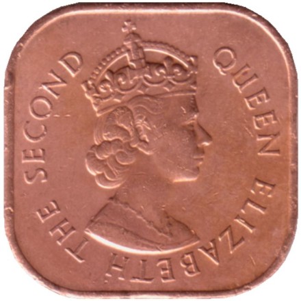 Монета 1 цент. 1961 год, Малайя и Британское Борнео. Монета 1 цент. 1961 год, Малайя и Британское Борнео.