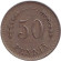 Монета 50 пенни. 1929 год, Финляндия. Монета 50 пенни. 1929 год, Финляндия.
