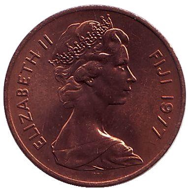 Монета 1 цент. 1977 год, Фиджи. UNC. FAO. Монета 1 цент. 1977 год, Фиджи. UNC. FAO.