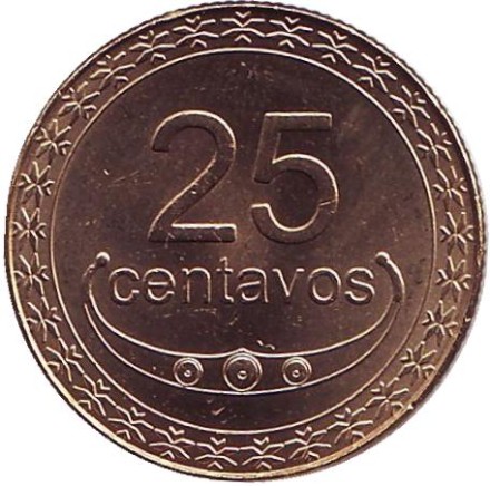 Монета 25 сентаво. 2011 год, Восточный Тимор. Парусное судно. Монета 25 сентаво. 2011 год, Восточный Тимор. Парусное судно.