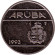 Монета 25 центов. 1993 год, Аруба.