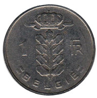 Монета 1 франк. 1958 год, Бельгия. (Belgie) Монета 1 франк. 1958 год, Бельгия. (Belgie)