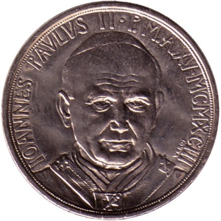Монета 100 лир. 1993 год, Ватикан. Нравственная жизнь. Монета 100 лир. 1993 год, Ватикан. Нравственная жизнь.