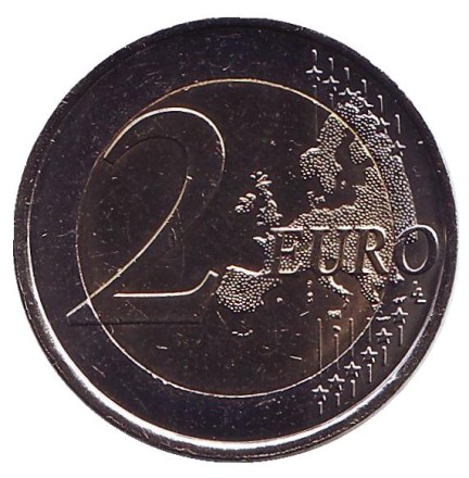 Монета 2 евро. 2018 год, Андорра. Монета 2 евро. 2018 год, Андорра.