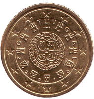 Монета 50 центов. 2010 год, Португалия.