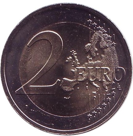 Монета 2 евро. 2017 год, Литва.