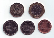 Набор монет Иордании (5 шт.). 2008-2011 гг., Иордания. Набор монет Иордании (5 шт.). 2008-2011 гг., Иордания.