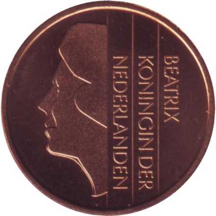 Монета 5 центов. 1994 год, Нидерланды. BU.