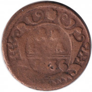 Монета Денга. 1736 год, Российская империя.