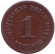 Монета 1 пфенниг. 1914 год (E), Германская империя. Монета 1 пфенниг. 1914 год (E), Германская империя.