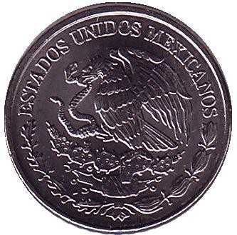 Монета 20 сентаво. 2013 год, Мексика.