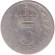 Монета 3 пенса. 1916 год, Великобритания.
