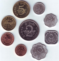 Набор монет (9 шт.) Шри-Ланки. 1978-2011 гг., Шри-Ланка. Набор монет (9 шт.) Шри-Ланки. 1978-2011 гг., Шри-Ланка.