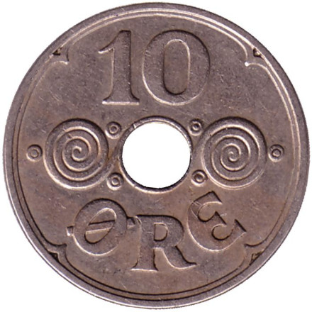 Монета 10 эре. 1941 год, Фарерские острова.