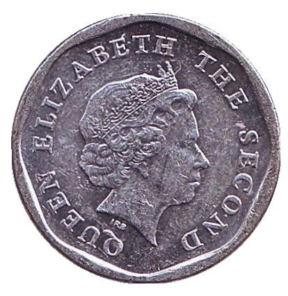 Монета 1 цент. 2011 год, Восточно-Карибские государства.