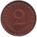 Монета 2 рейхспфеннига. 1938 год, Германия (Третий Рейх). (D). Монета 2 рейхспфеннига. 1938 год, Германия (Третий Рейх). (D).