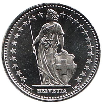 Монета 1/2 франка. 2018 год, Швейцария. UNC. Монета 1/2 франка. 2018 год, Швейцария. UNC.