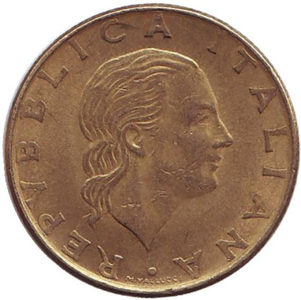 Монета 200 лир. 1978 год, Италия.