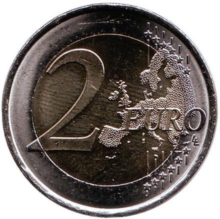 Монета 2 евро. 2016 год, Испания. Монета 2 евро. 2016 год, Испания.