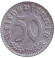 Монета 50 рейхспфеннигов. 1944 год, Германия (Третий Рейх). (B). Монета 50 рейхспфеннигов. 1944 год, Германия (Третий Рейх). (B).