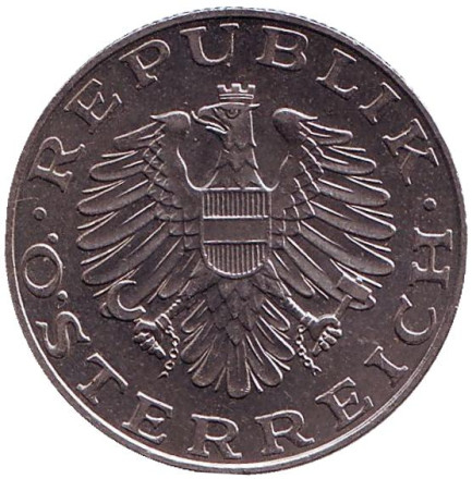 Монета 10 шиллингов. 1998 год, Австрия. Женщина из Вахау.