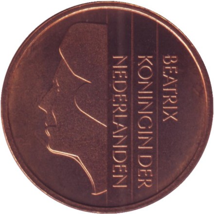 Монета 5 центов. 1995 год, Нидерланды. BU. Монета 5 центов. 1995 год, Нидерланды. BU.