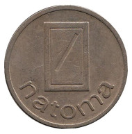 Natoma. Жетон кофейного автомата, Нидерланды. (белый металл)