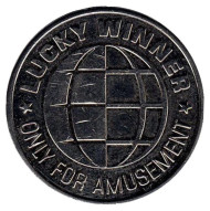 Lucky winner. 1 punkt. Игровой жетон. Lucky winner. 1 punkt. Игровой жетон.