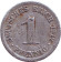 Монета 1 пфенниг. 1917 год (D), Германская империя. Монета 1 пфенниг. 1917 год (D), Германская империя.