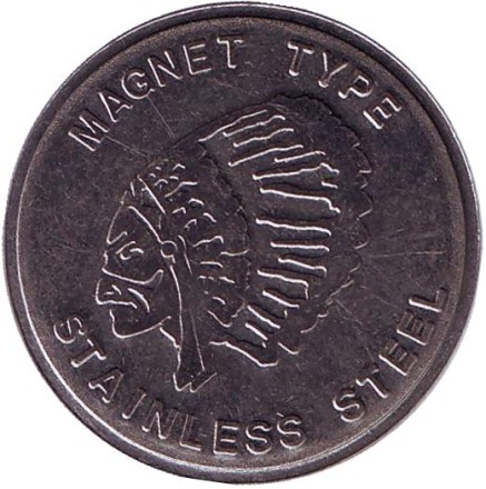 Индеец. Magnet Type. Игровой жетон. Индеец. Magnet Type. Игровой жетон.