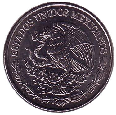 Монета 50 сентаво. 2014 год, Мексика. Монета 50 сентаво. 2014 год, Мексика.