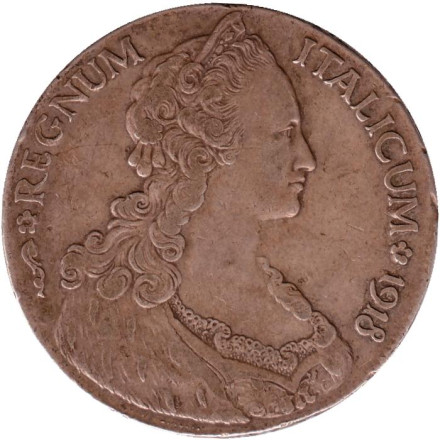 Монета 1 талер. 1918 год, Итальянская Эритрея.