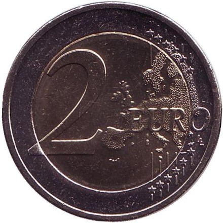 Монета 2 евро, 2012 год, Греция. 10 лет введения наличных евро. Монета 2 евро, 2012 год, Греция. 10 лет введения наличных евро.