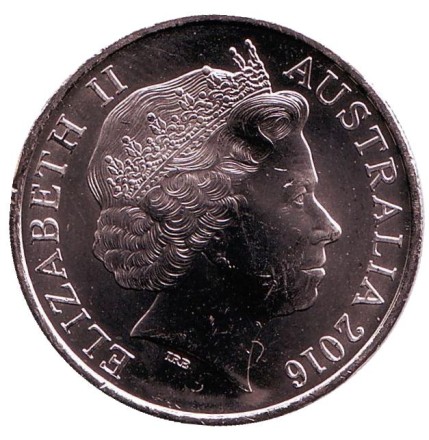 Монета 20 центов. 2016 год, Австралия. Тайско-Бирманская железная дорога. Монета 20 центов. 2016 год, Австралия. Тайско-Бирманская железная дорога.