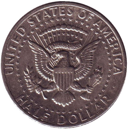 Монета 50 центов. 1971 год (D), США. Джон Кеннеди.